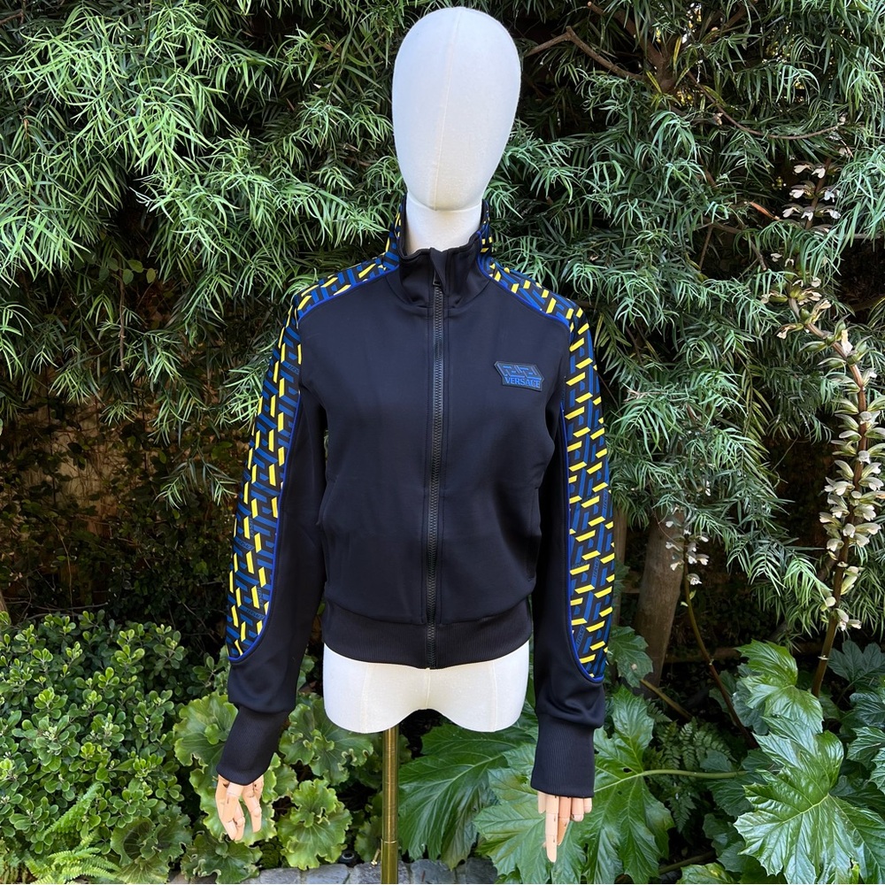 NWT VERSACE Greca Logo Track Jacket